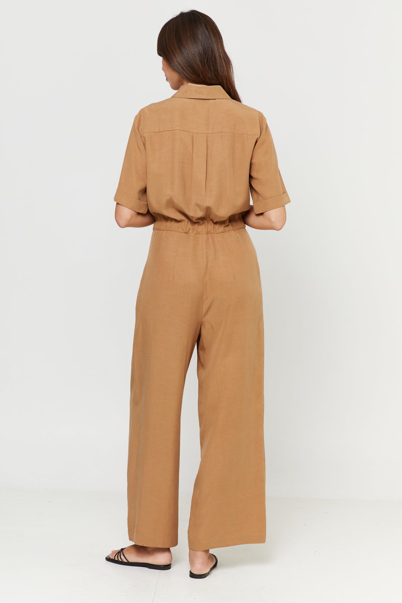 Ally Jumpsuit Tan