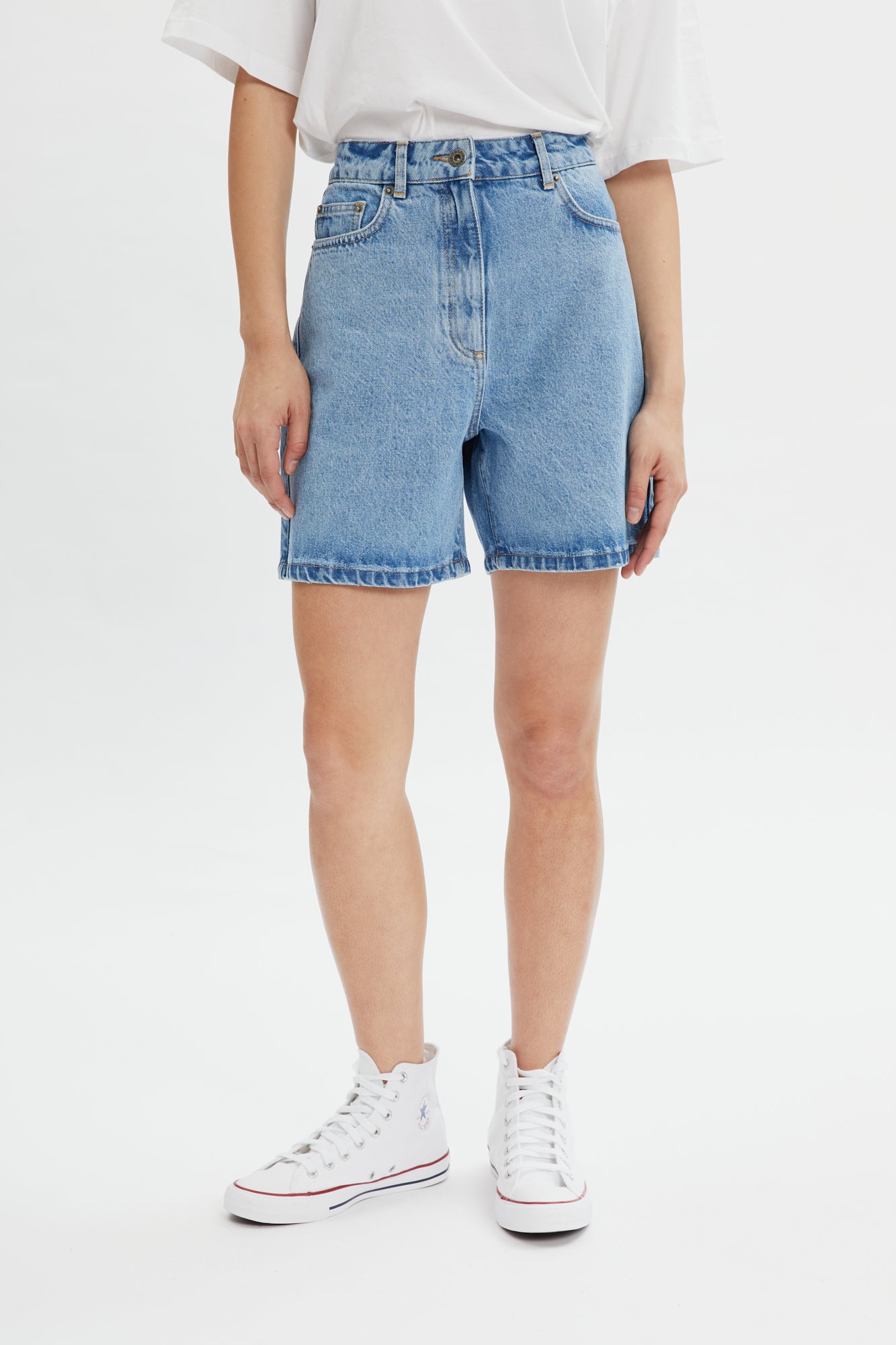 Short Denim Light Blue