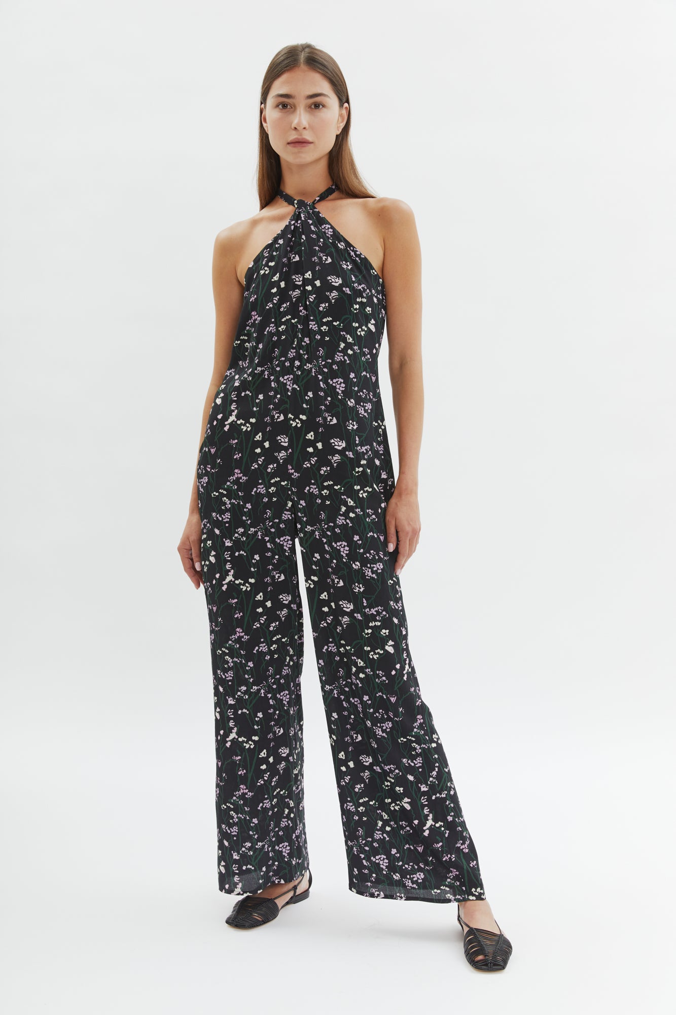 Charlotte Jumpsuit Black Floral