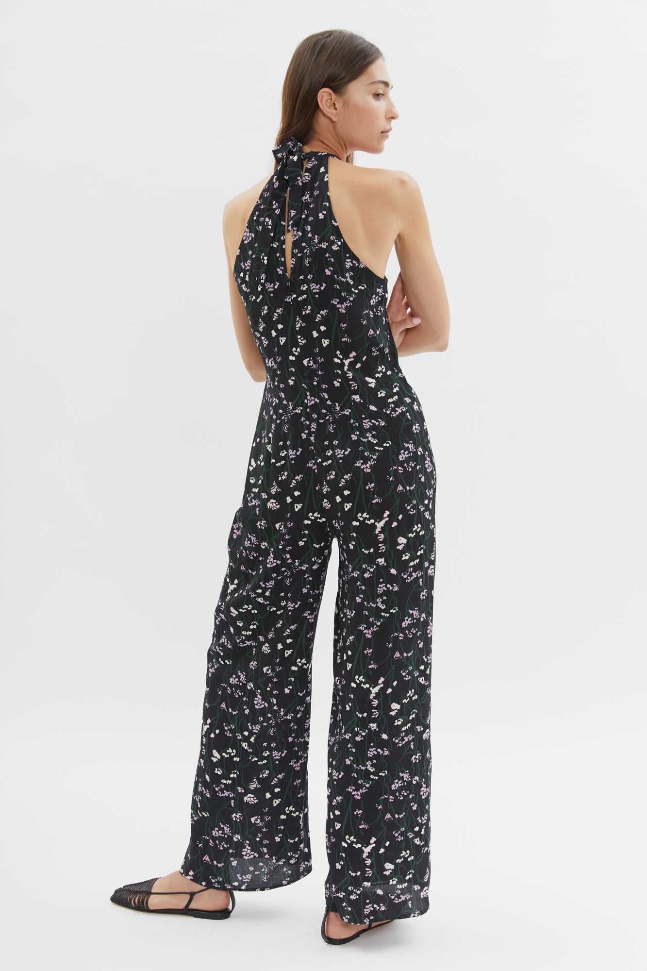 Charlotte Jumpsuit Black Floral