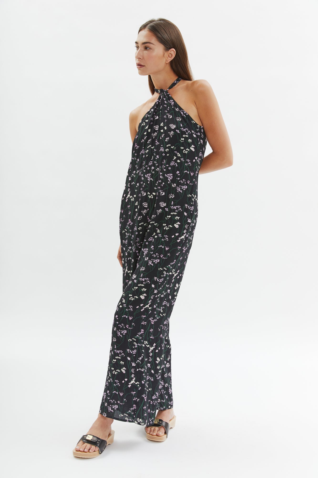 Charlotte Jumpsuit Black Floral