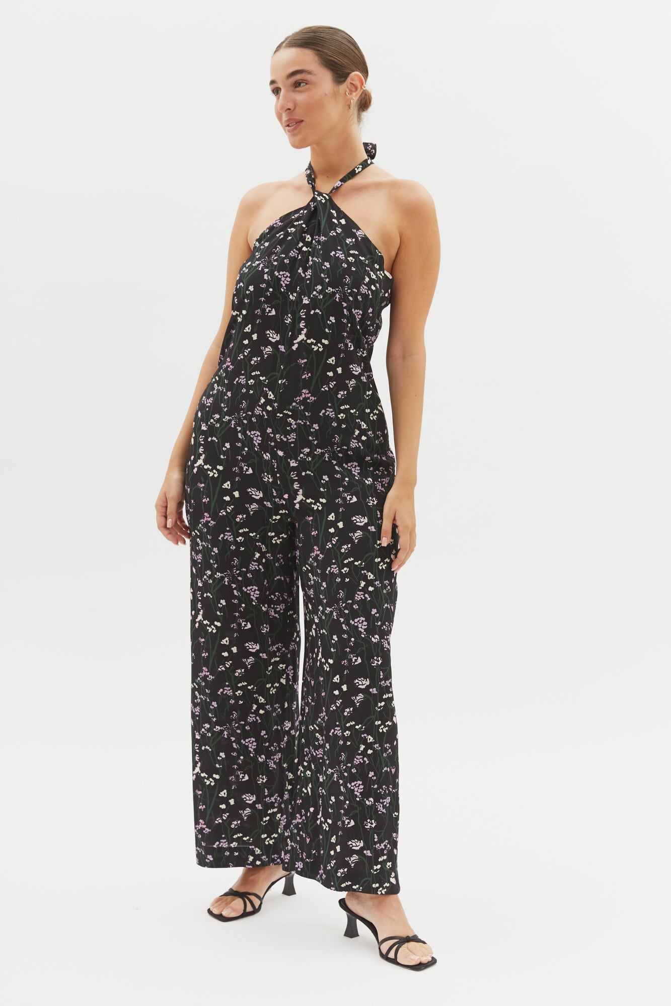 Charlotte Jumpsuit Black Floral