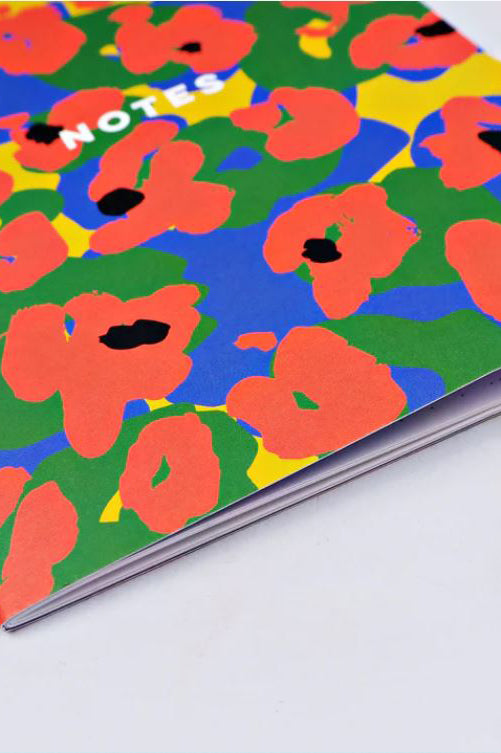 Painter Flower Slimline Notebook