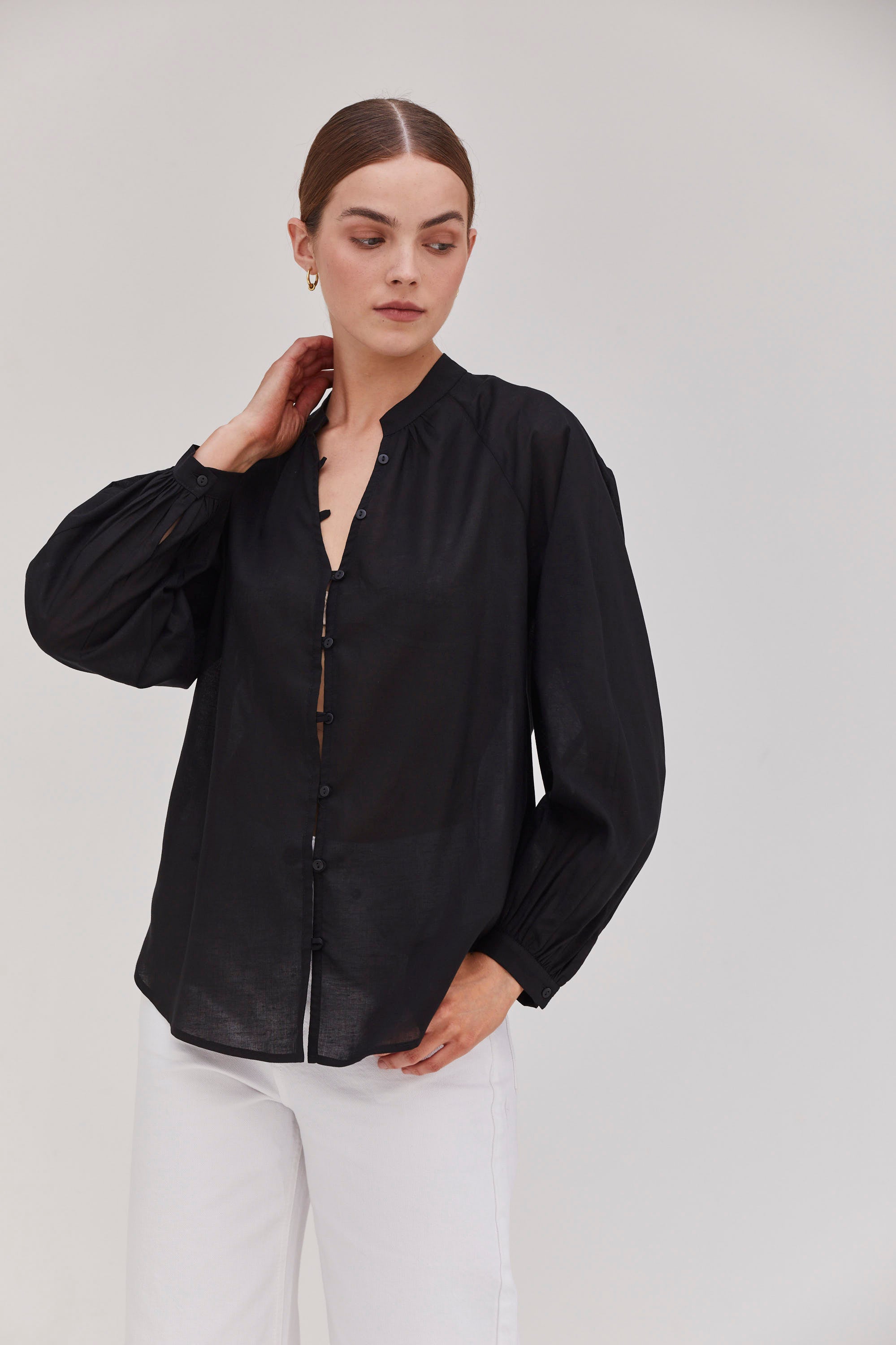 Paros Blouse Black