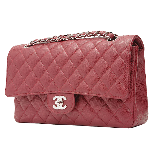 red chanel caviar flap