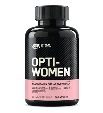 Optimum Nutritions Opti-Women kombinerar 23 viktiga vitaminer och mineraler