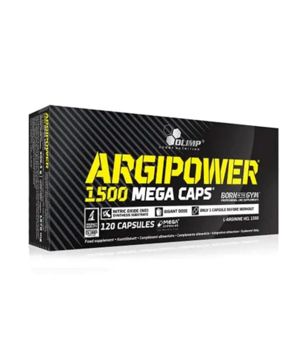ARGI POWER 1500 MEGA CAPS är ett L-arginin tillskott med stora fördelar för sporter med intensiv muskelbelastning