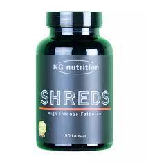 Shreds från NG Nutrition: Speciellt utformade för att hjälpa till att främja viktminskning och muskeluppbyggnad.