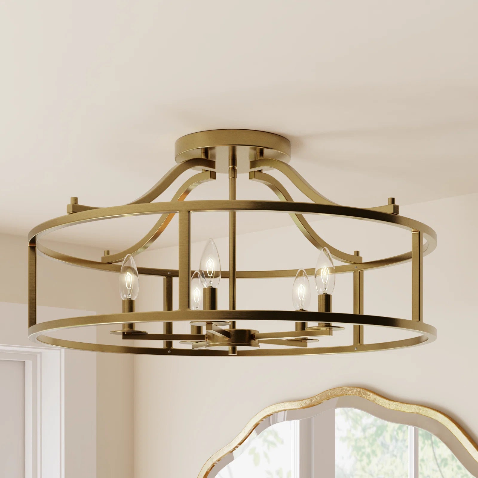 Zinnia Farmhouse Dome Glass Semi-flush Mount Light (11).webp__PID:42ce9247-9c67-491e-9ace-530f596c34af