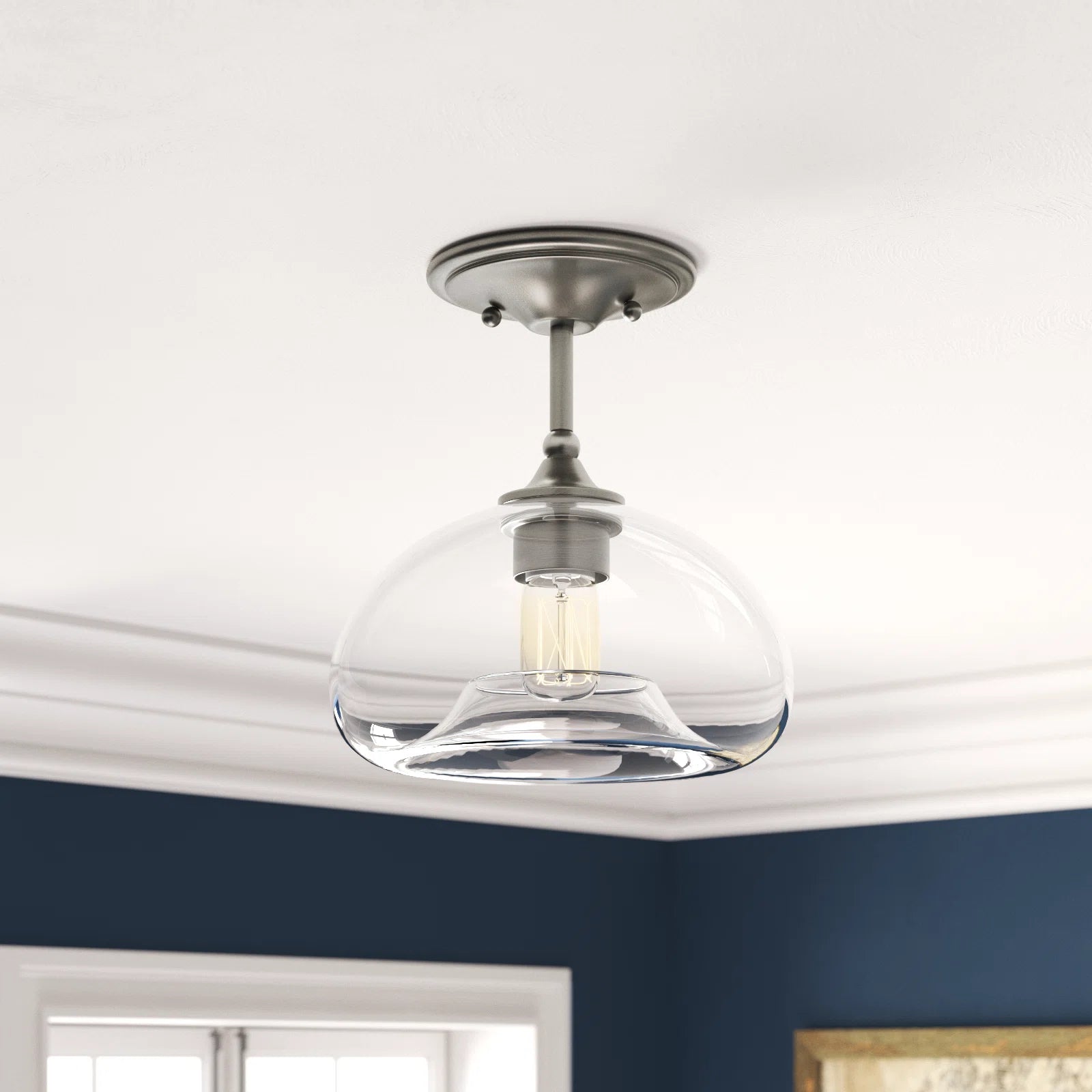 Zinnia Farmhouse Dome Glass Semi-flush Mount Light (5).webp__PID:06b7e9e0-d509-42ce-9247-9c67b91e9ace