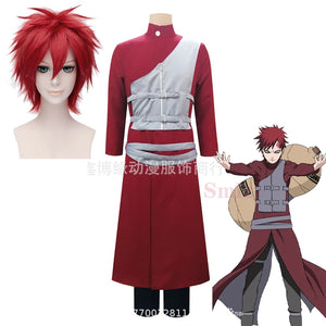 Anime Cosplay Kazekage Sabaku No Gaara Clothing For Man Halloween Costumes For Woman Wig Bag Carnival Performance - ILiveForAnime