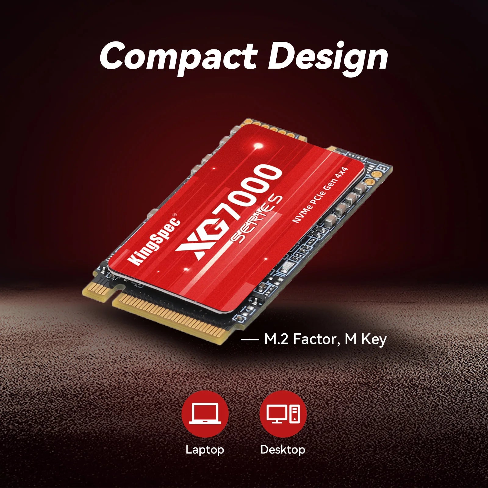 KingSpec 7400MB/s M.2 SSD NVMe M.2 2242 4TB 2TB 1TB Internal Solid State Hard Disk M2 PCIe 4.0x4 SSD Drive for PS5 Laptop PC - Image 3