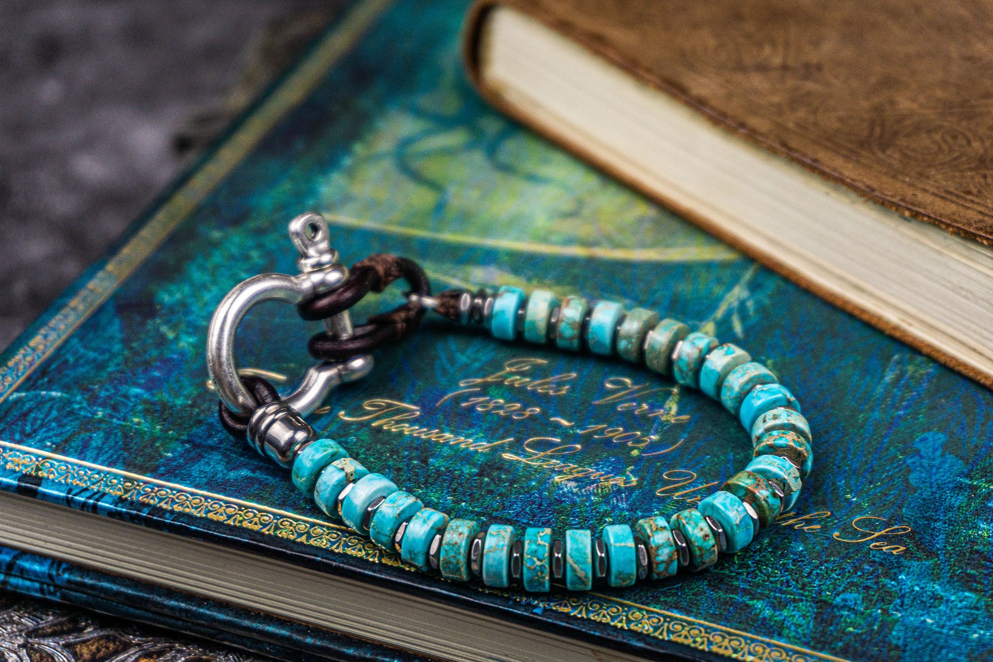 FEATHER Turquoise Hair Charms - Bohemian Diesel Marketplace