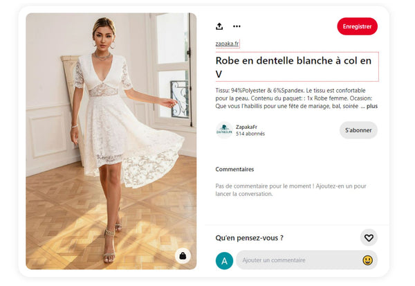 robe blanche et sandale à talon