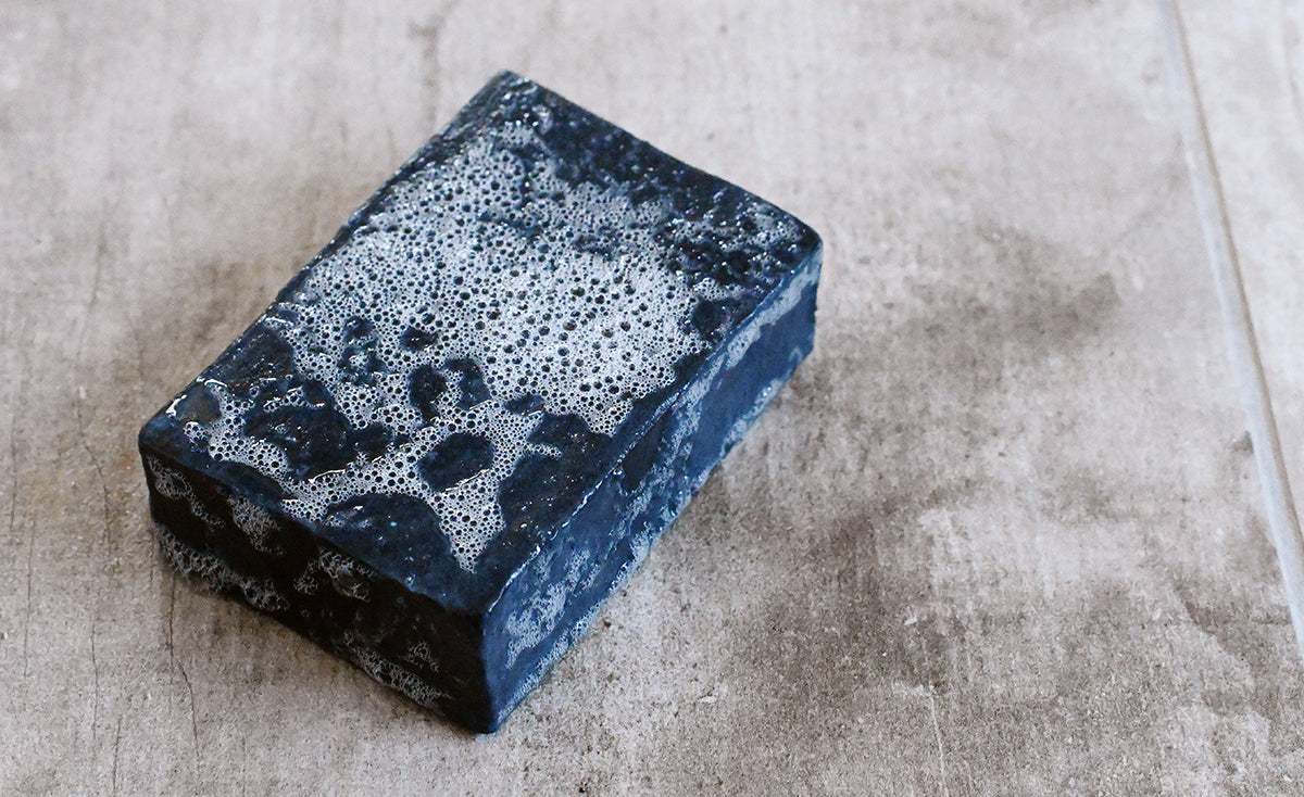 bar of activated charcoal soap for oily skin