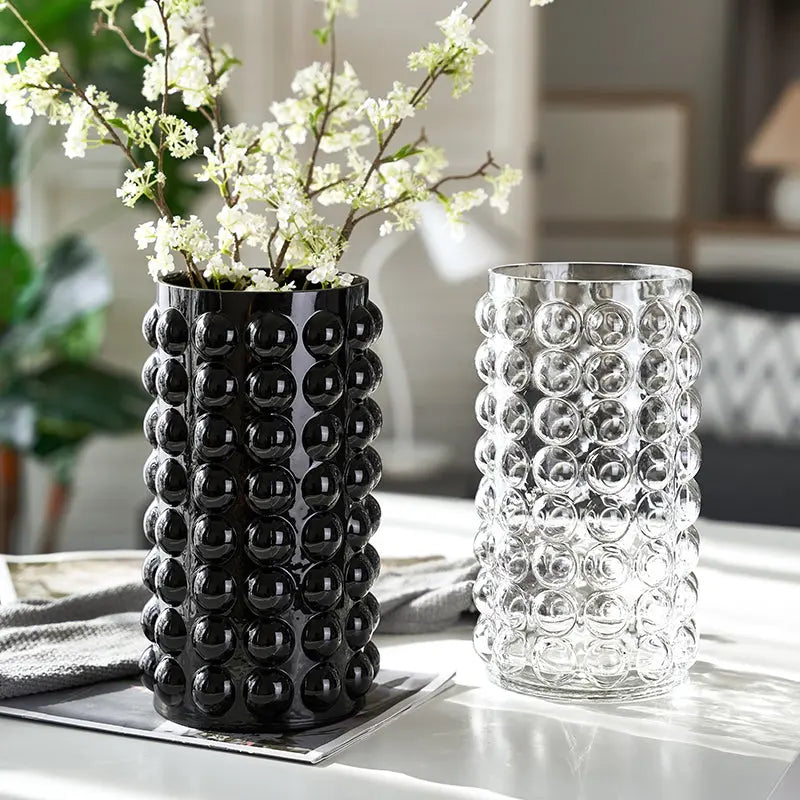 Nordic Bubbles Glass Vase for Hydroponic Flowers - DECOR MODISH