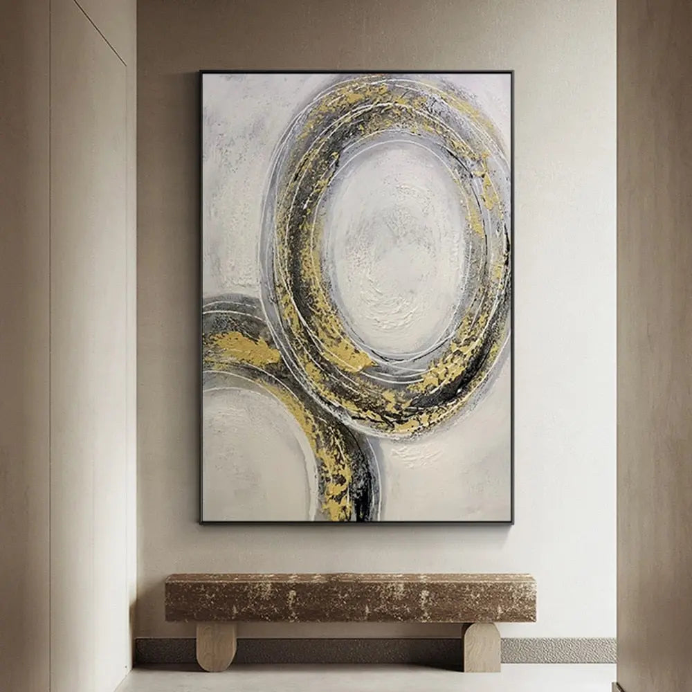 Minimalist Handmade Oil Painting on Canvas for Chic Interiors - DECOR MODISH