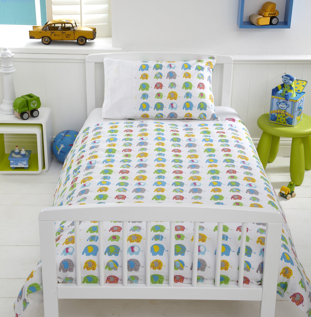 Baroo Ellefunk Cotbed Duvet Cover And Pillow Case Set Tippitoes