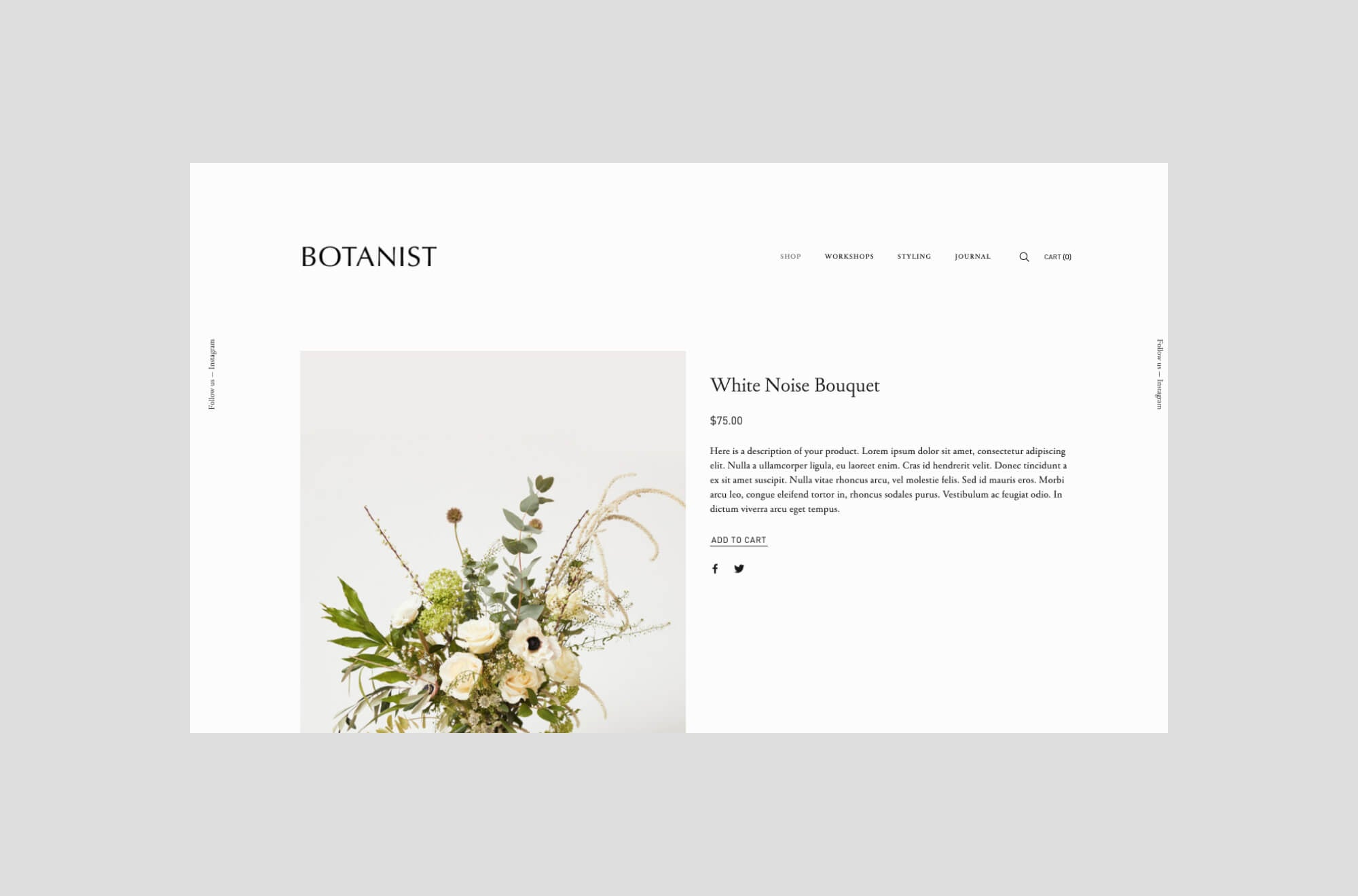 Botanist Product Page Desktop