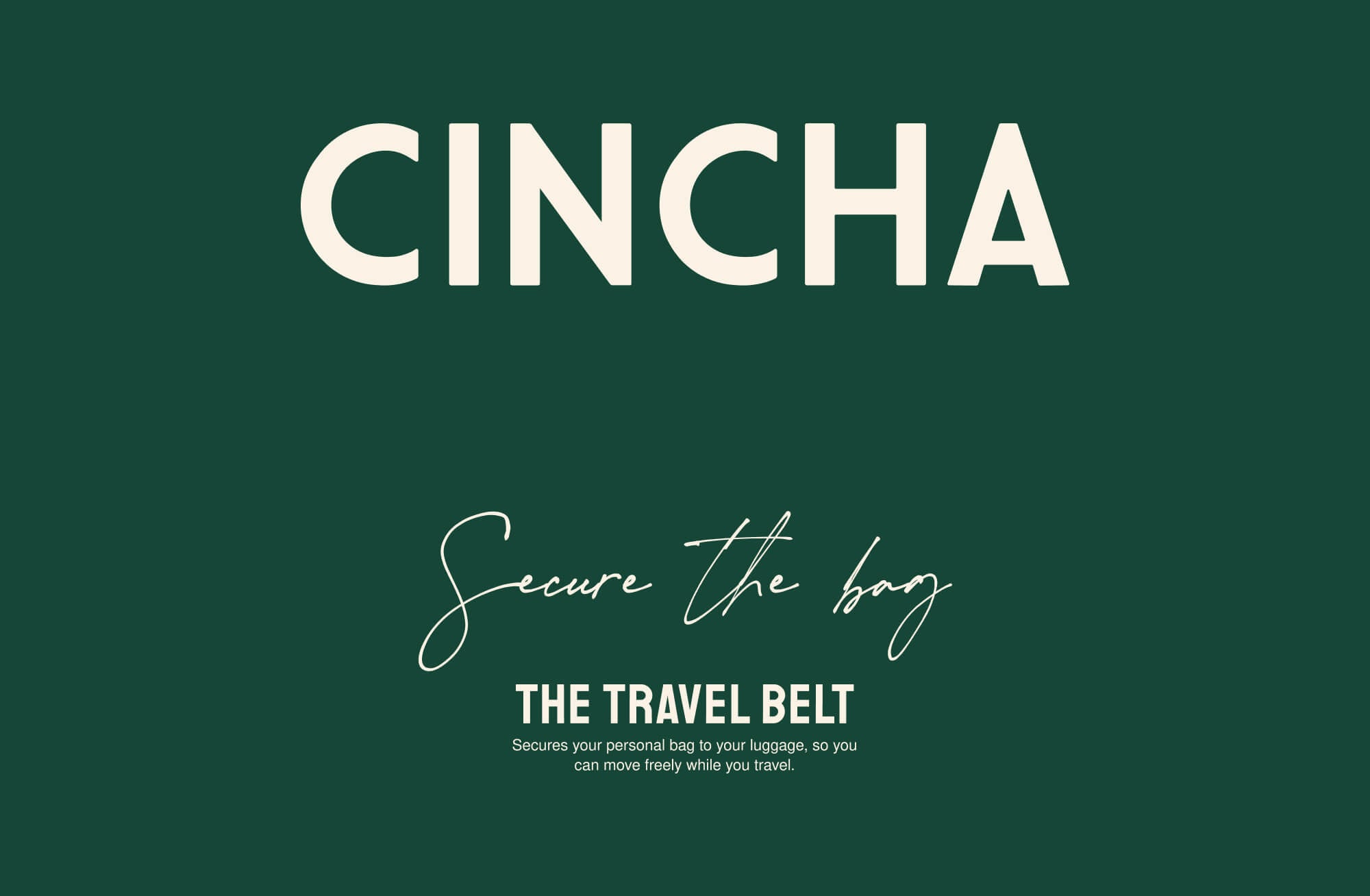 Cincha Logo Lock Up