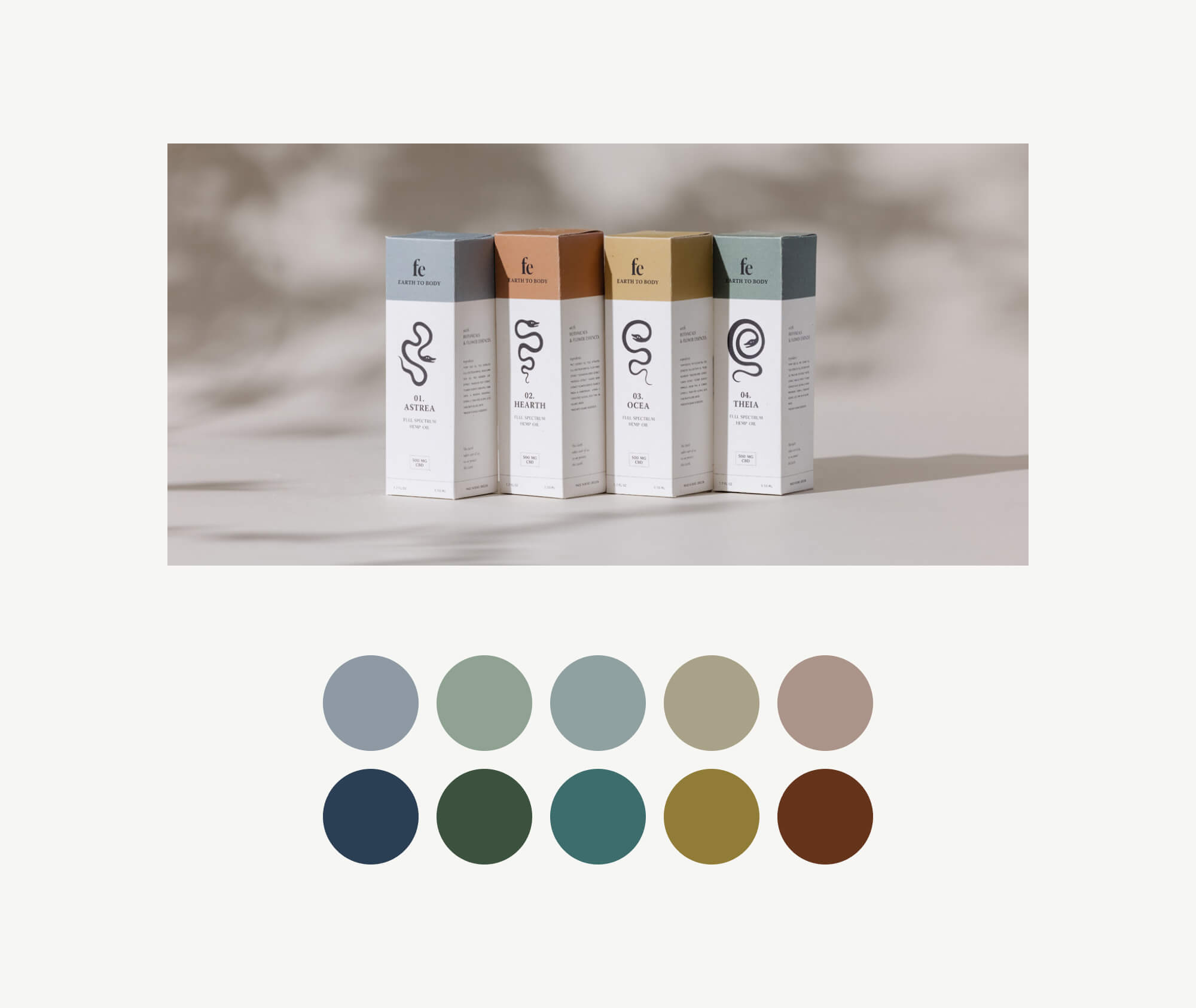 Fe Earth To Body Packaging Colours