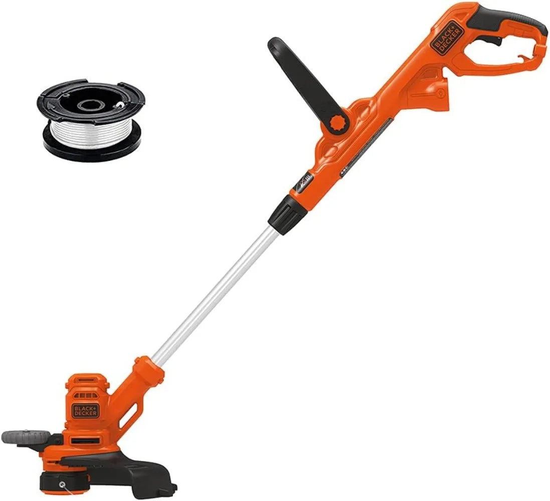 Electric String Trimmer with Auto Feed - Lightweight Design, Adjustable Handle and Height, Easy Weeding