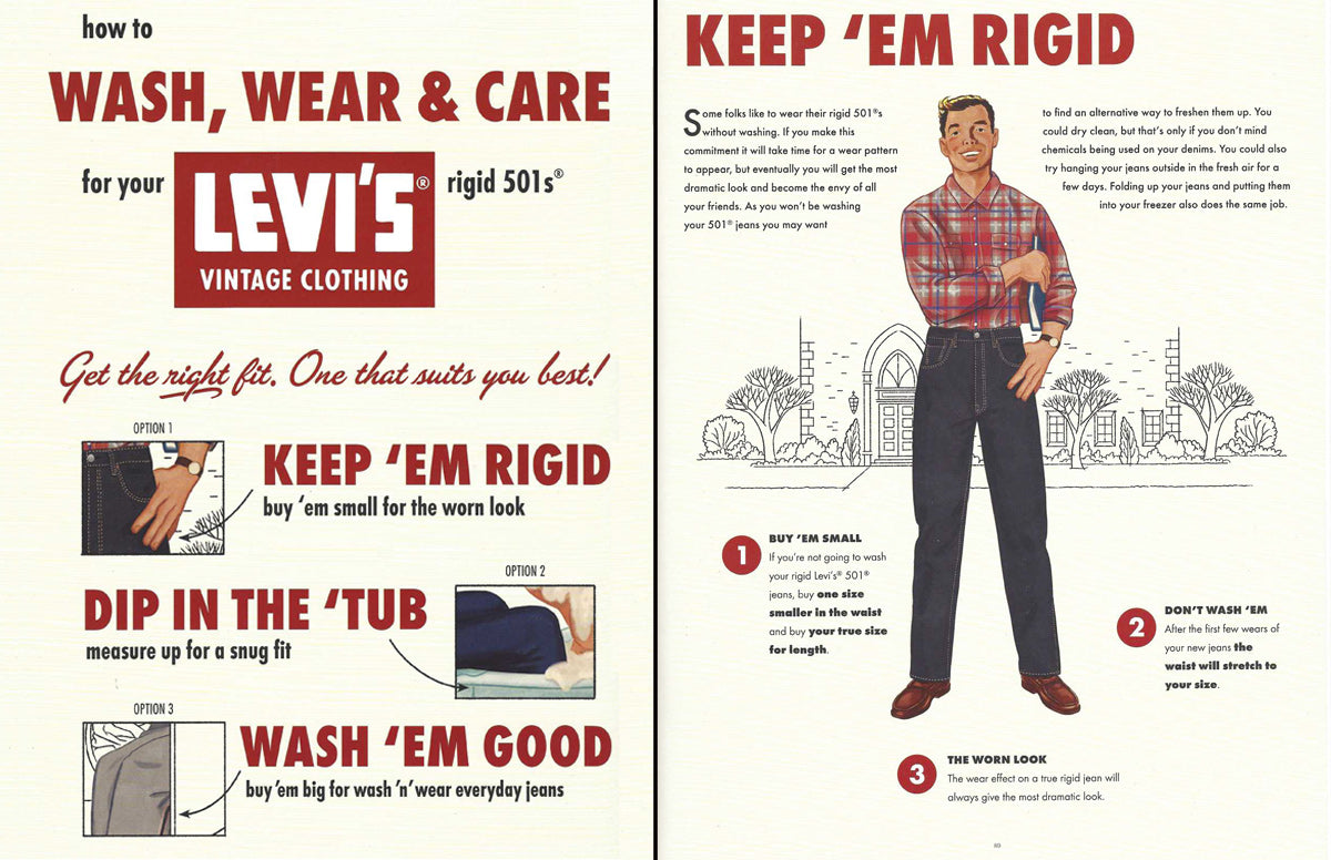 to Wash Your Levi's 501 Shrink-To-Fits 