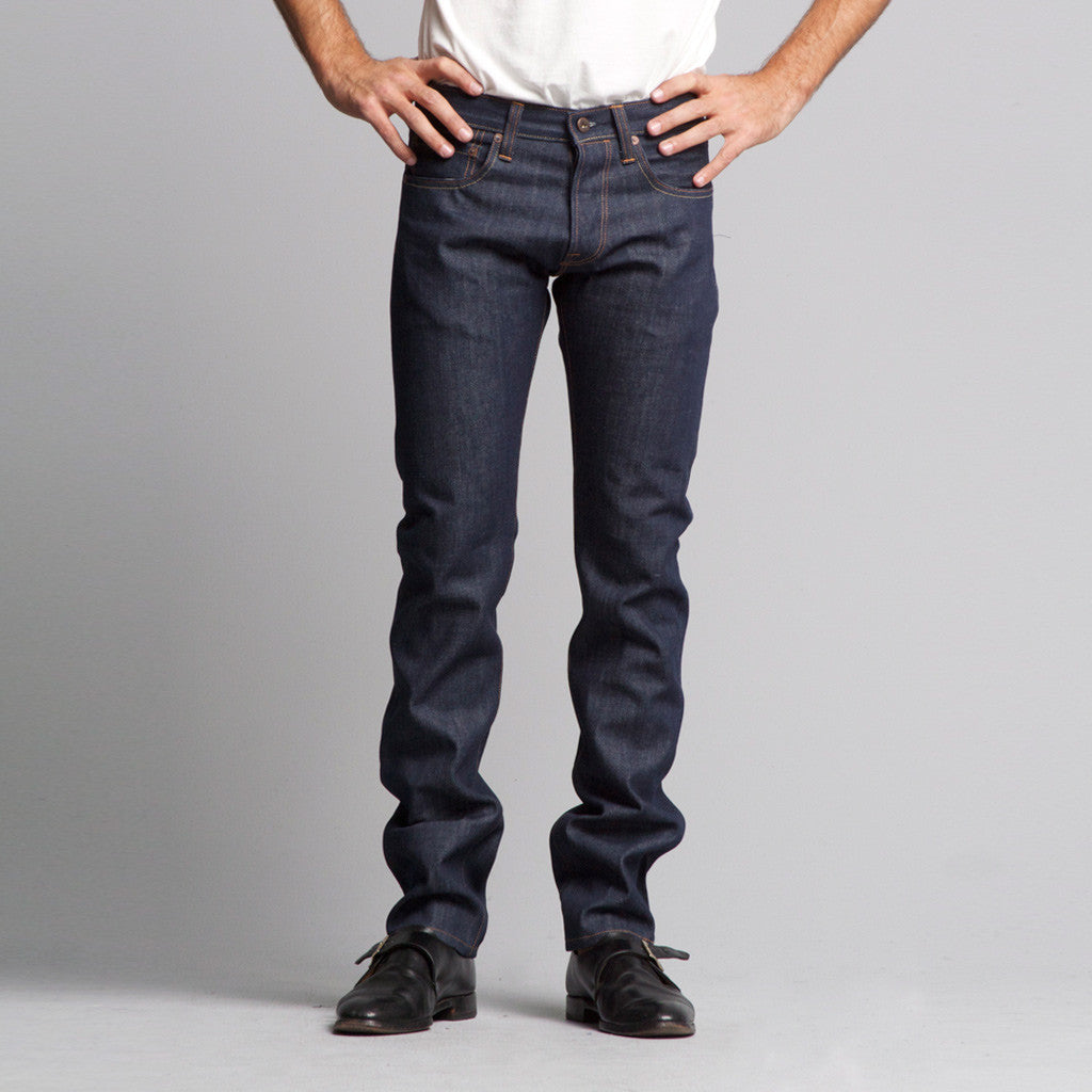 mens raw denim