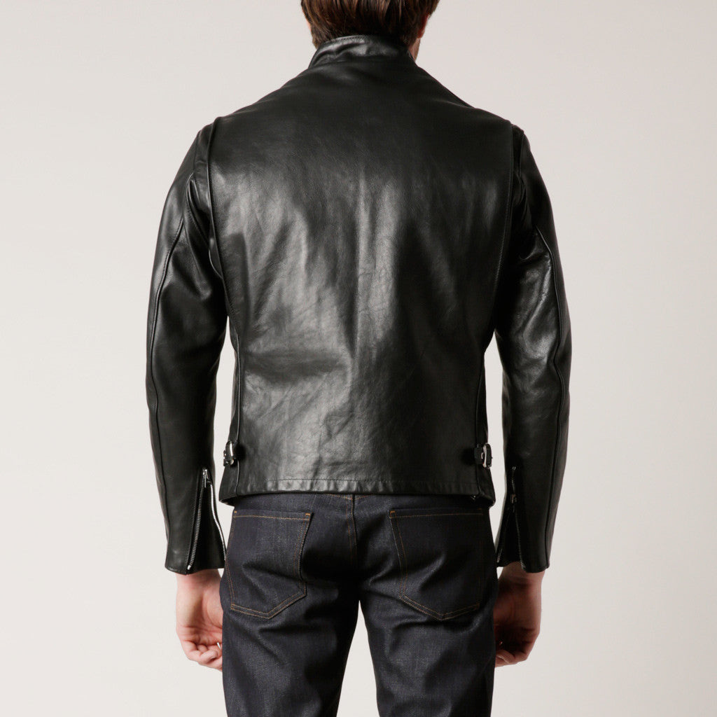 Schott Cafe Racer | Schott 141 Leather Cafe Jacket | Brooklyn Denim Co.