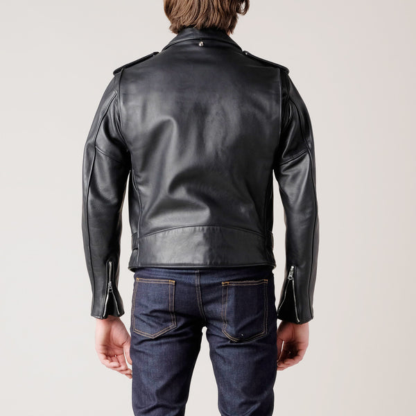 Schott Perfecto Motorcycle Jacket | Schott 118 Black - Brooklyn Denim Co.