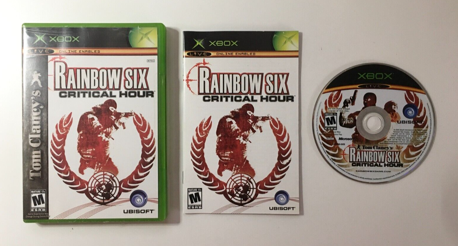 Tom Clancy's Rainbow Six Critical Hour (Original Xbox, 2006) CIB Complete