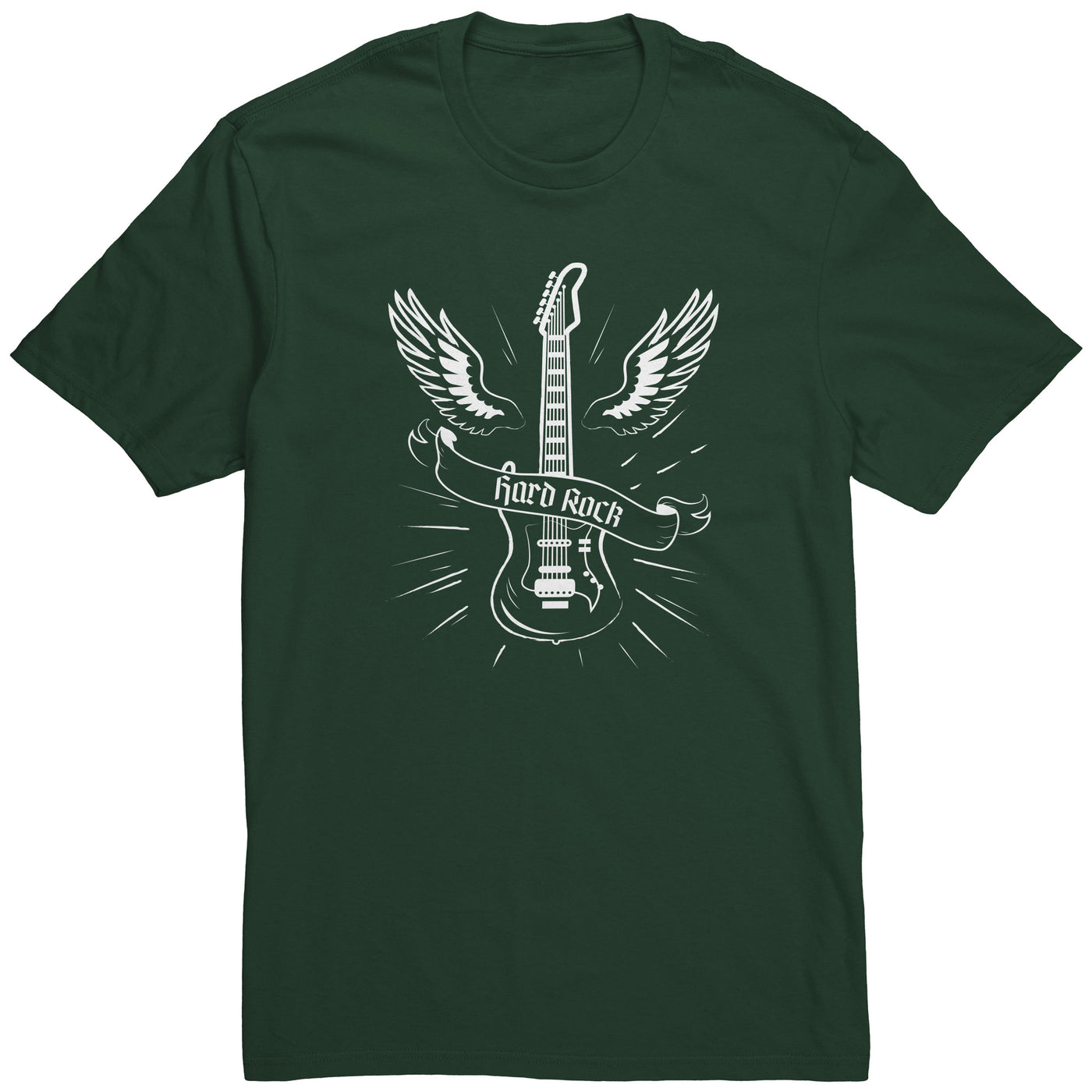Hard Rock Guitar With Wings Tee Shirt