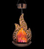 Amber Blaze Solar Outdoor Hanging Lantern