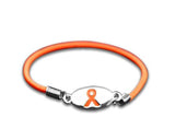 orange ribbon bracelet
