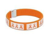 orange awareness ribbon bracelet
