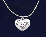 where there is love there is life necklace