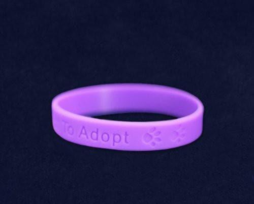 Animal Opt To Adopt Silicone Child Size Bracelet