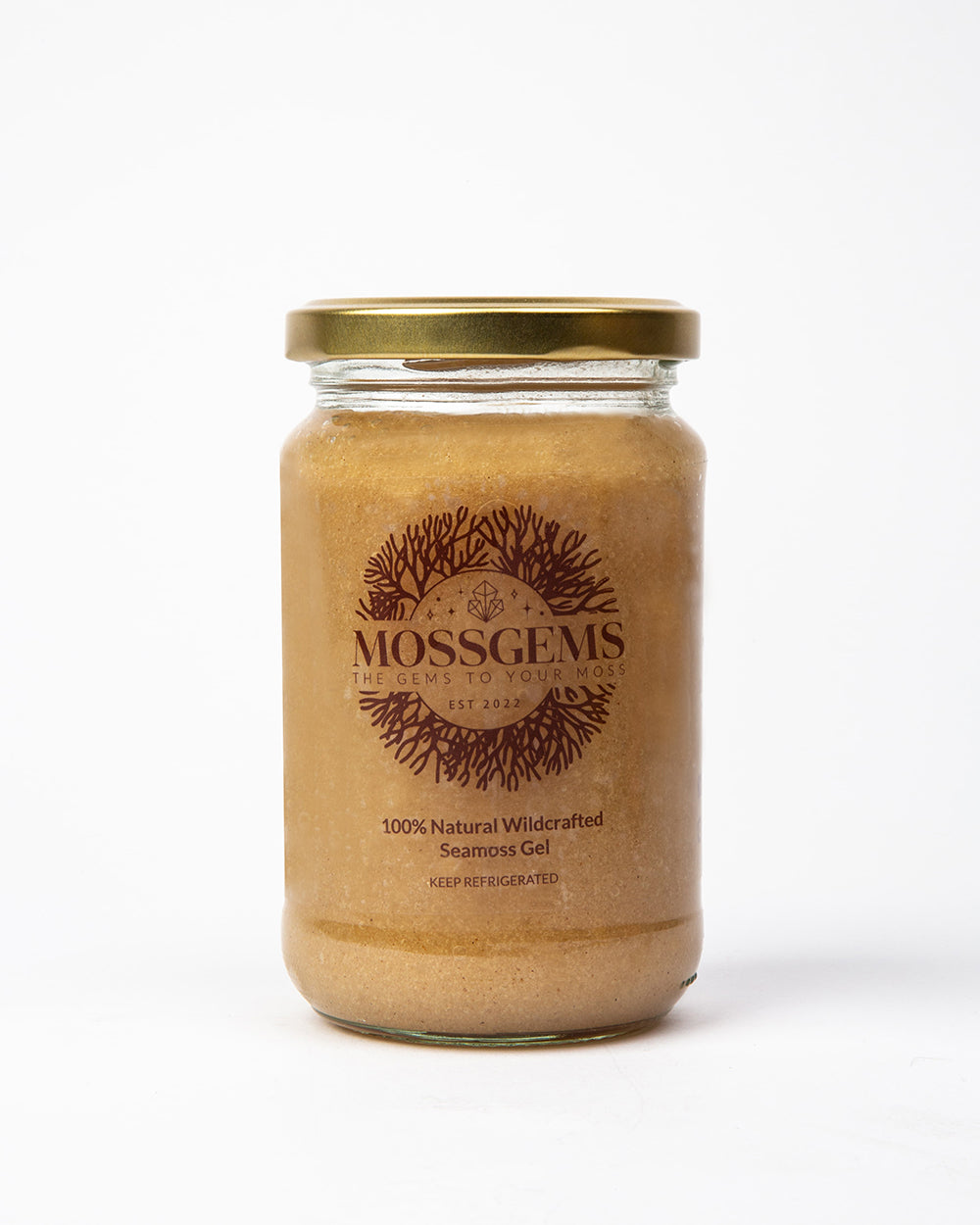 Premium Sea Moss Gel - Ginger & Bladderwrack Infused  380ml - Mossgems product image