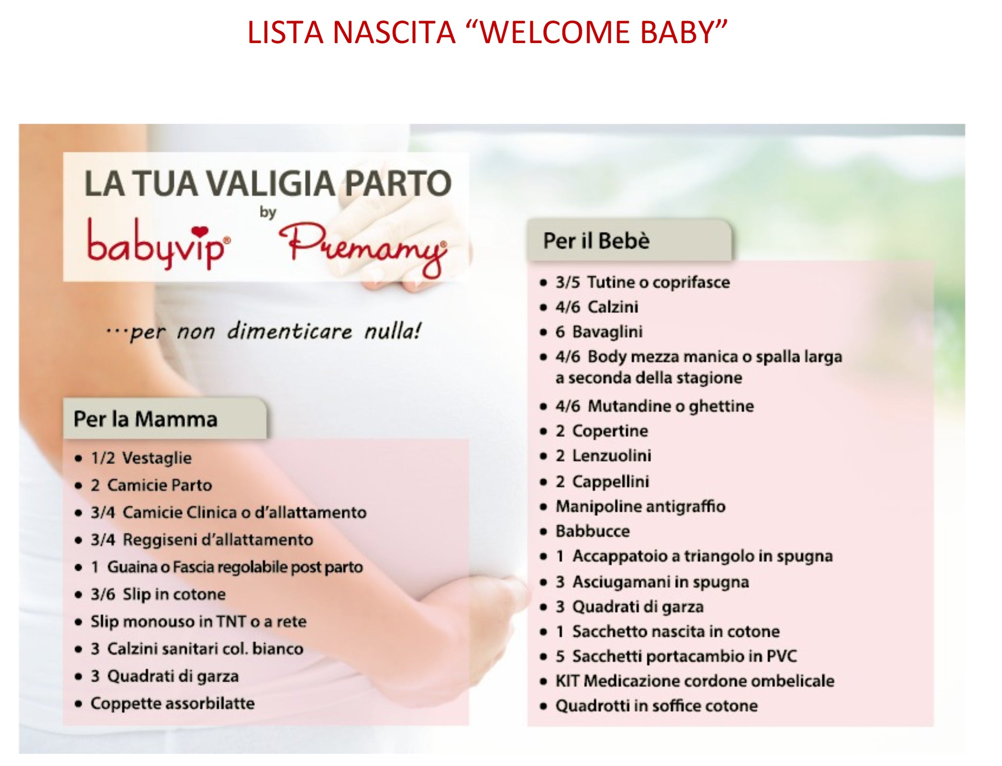Lista nascita – Babyvip