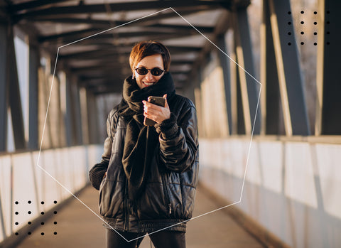 warm leather jacket