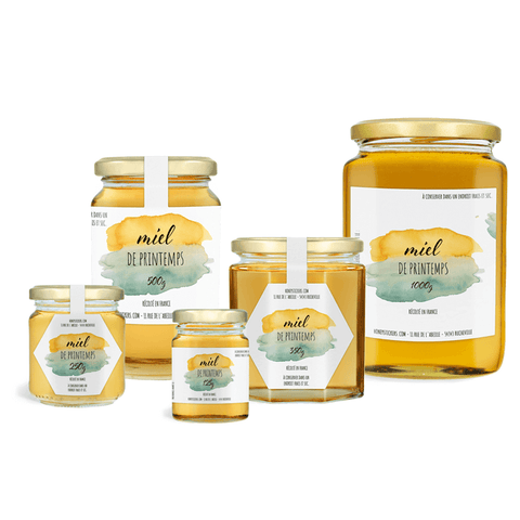 Étiquettes de miel | Séries de designs |Joyeuse Julie