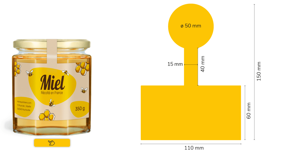 Étiquettes de miel