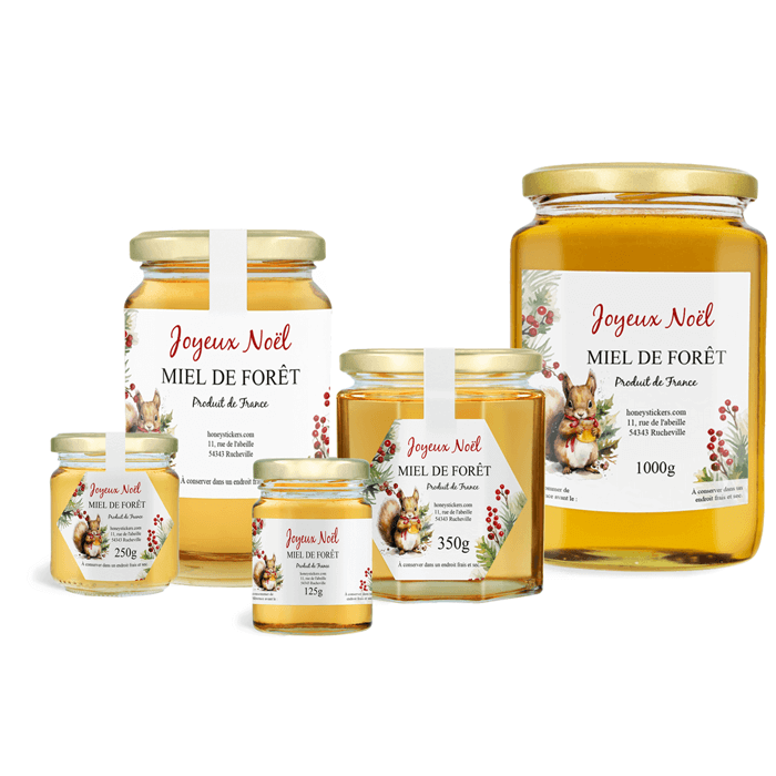 Étiquette de miel | Merveilleux Mathieu
