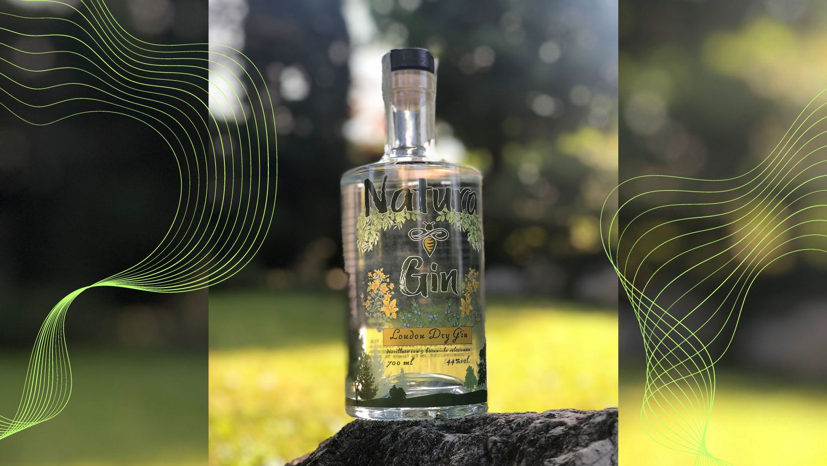 vidrostyle natura gin bottiglia personalizzata