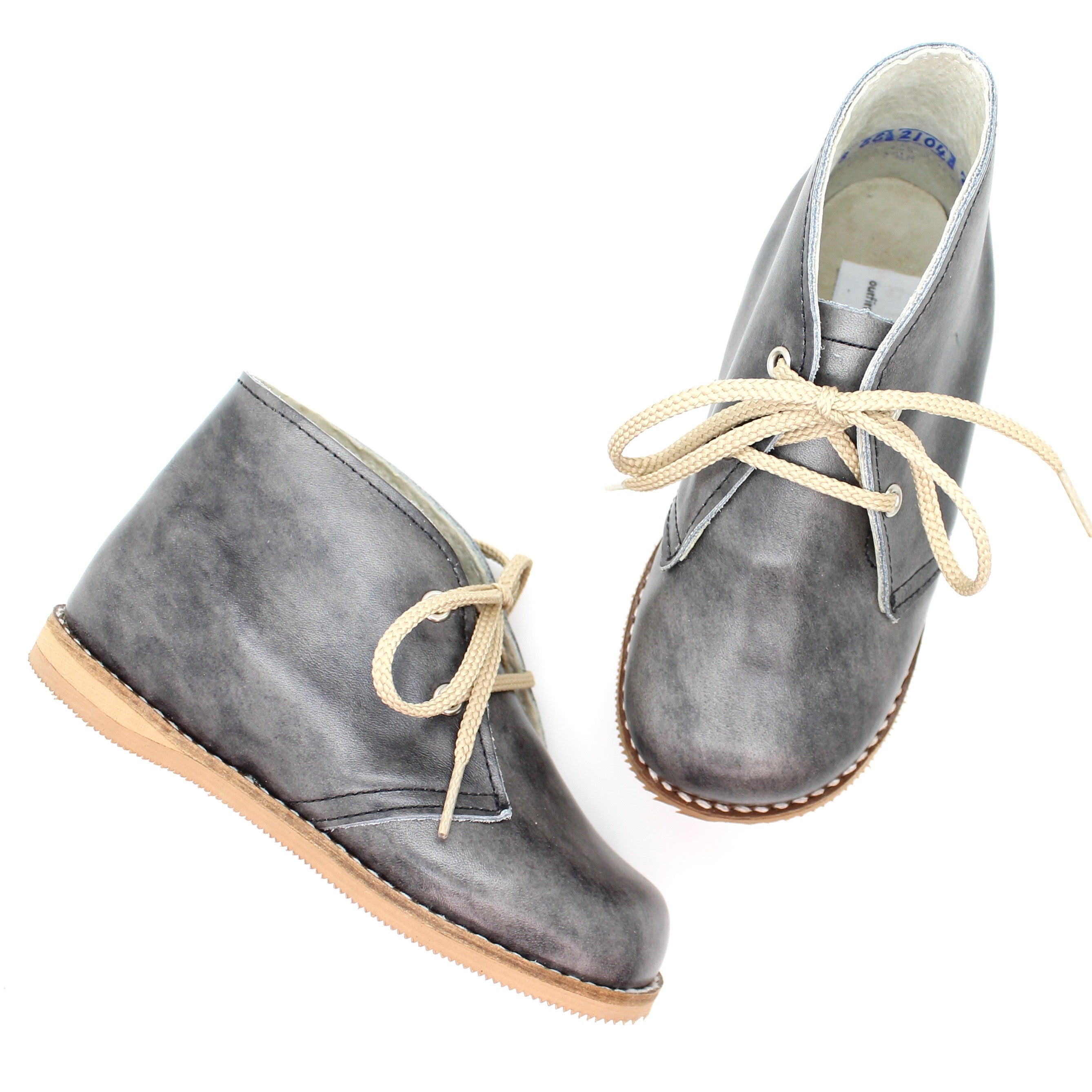 the hard soled oxford: marble grey 