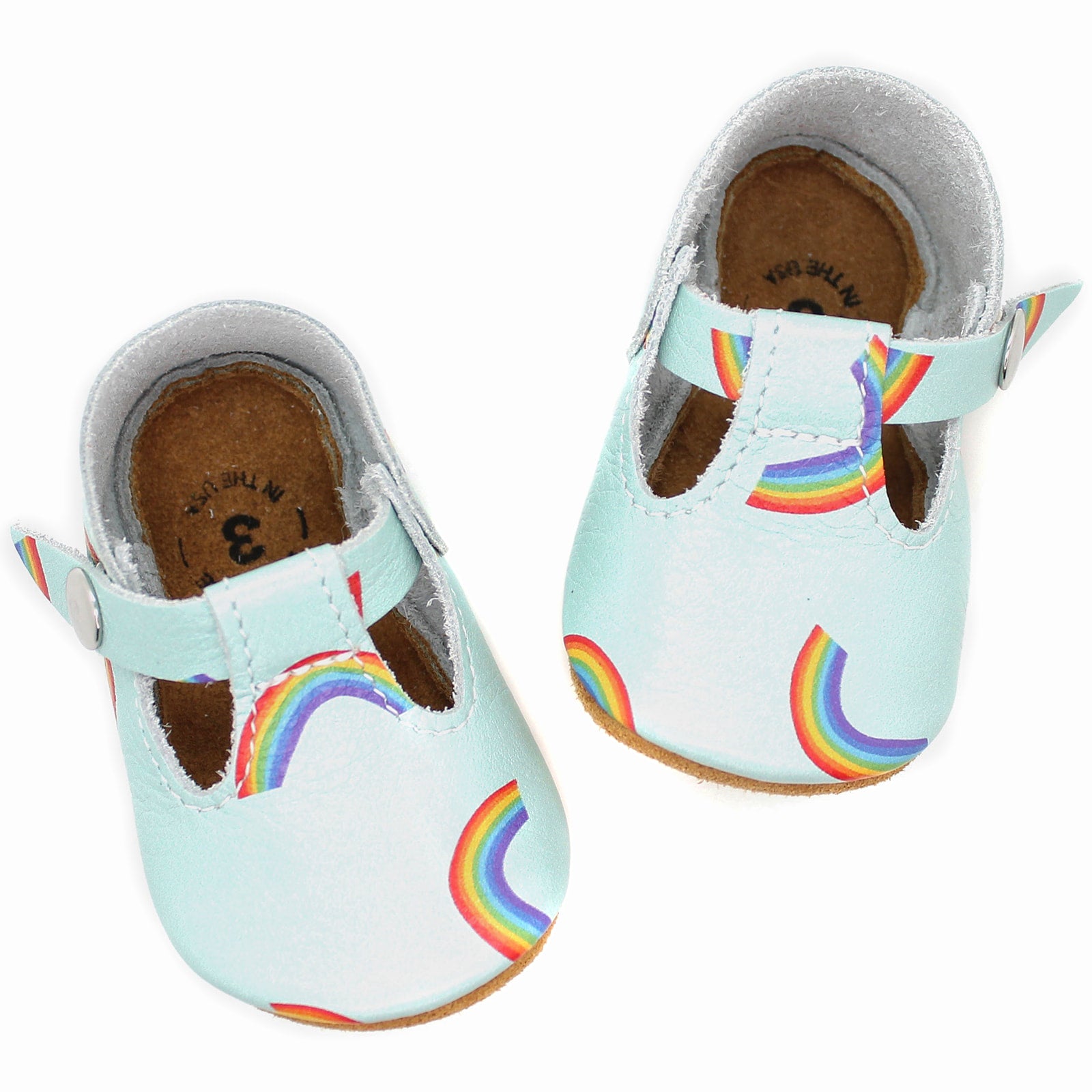 rainbow soled shoes