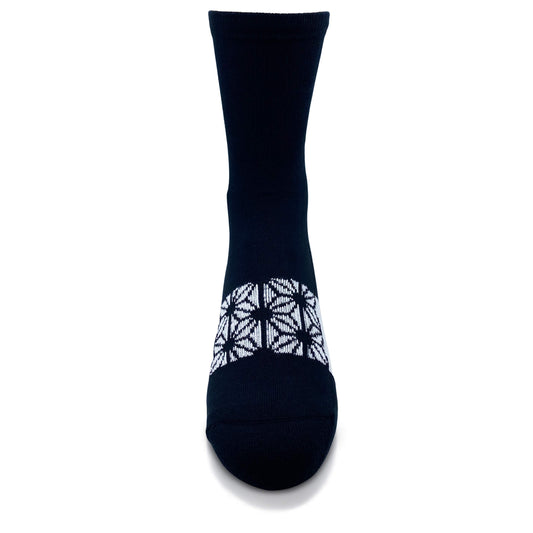 Good Fortune arch band crew sock White with Navy – Modern Envy Apparel