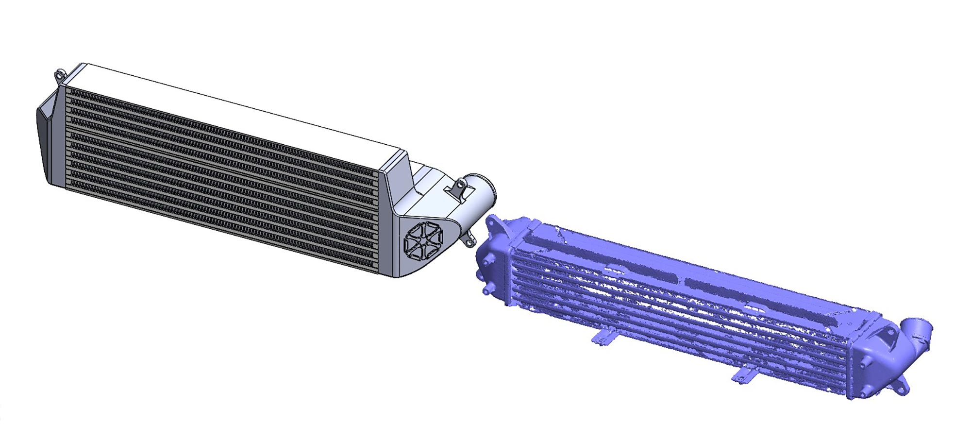 OEM Intercooler vs SXTH Intercooler