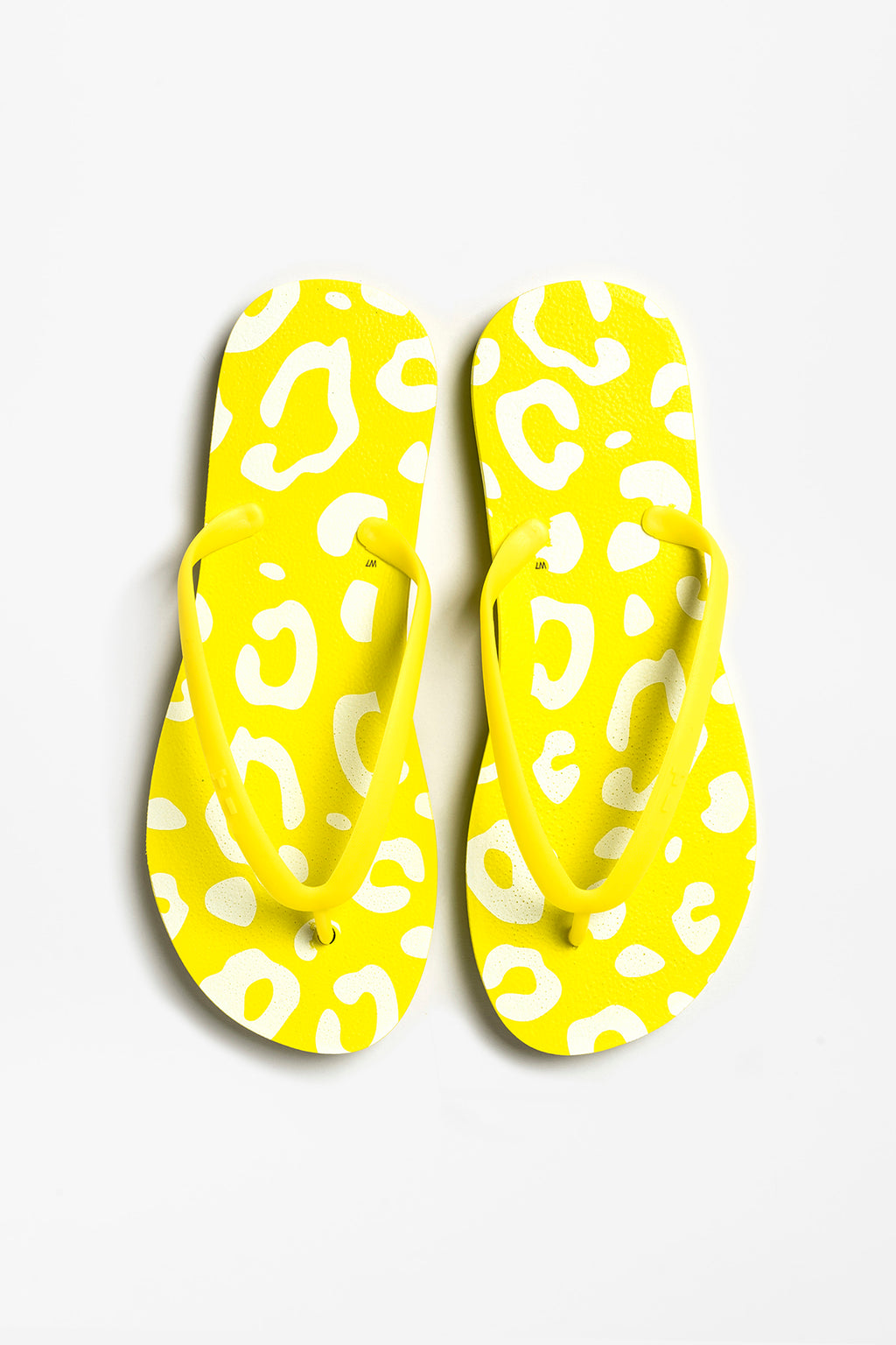 yellow flip flops womens