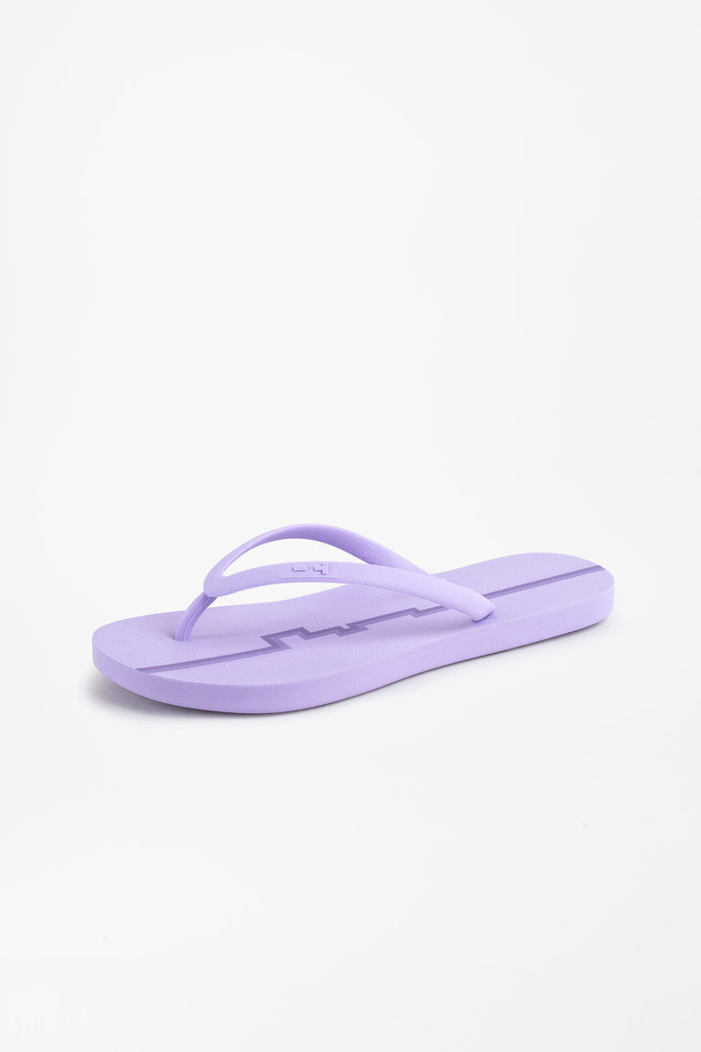 lavender flip flops